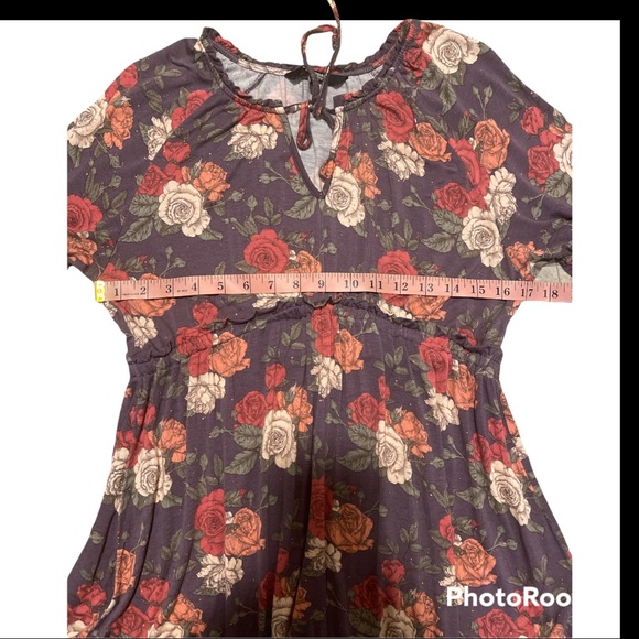 Concepts maternity Floral Dress Camisoles Size Medium 95%Rayon & 5%Spandex - Picture 10 of 12